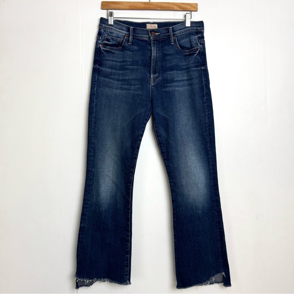 MOTHER Denim - MOTHER The Insider Crop Step Fray Jeans Sweet & Sassy Wash Size 29